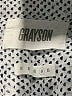 Grayson 100% Linen Polka Dots Silver Long Sleeve Blouse Size Lg (4) - photo 7
