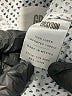 Grayson 100% Linen Polka Dots Silver Long Sleeve Blouse Size Lg (4) - photo 8