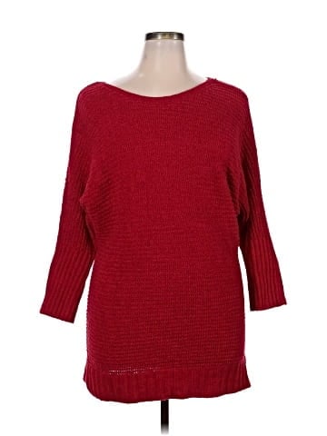 Pink Rose Pullover Sweater (view 1)