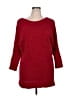 Pink Rose 100% Polyester Red Pullover Sweater Size XL - photo 1