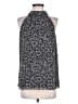 Talbots 100% Polyester Black Sleeveless Blouse Size 8 - photo 1