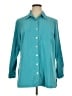 Appleseeds 100% Polyester Teal 3/4 Sleeve Blouse Size 16 - photo 1