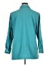 Appleseeds 100% Polyester Teal 3/4 Sleeve Blouse Size 16 - photo 2