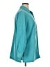 Appleseeds 100% Polyester Teal 3/4 Sleeve Blouse Size 16 - photo 4