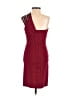 Herve Leger Burgundy Cocktail Dress Size XS (estimated) - photo 2