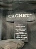 Cachet Black Short Sleeve Top Size 8 - photo 7