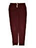 The Children's Place Solid Burgundy Sweatpants Size 10 - 12 - photo 1