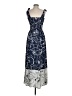 Roz & Ali Paisley Blue Cocktail Dress Size 8 - photo 2