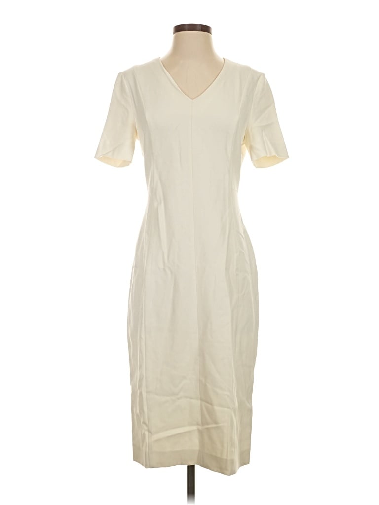 Pre-owned Boss By Hugo Boss Casual Dress In Ivory