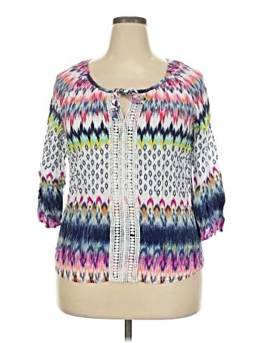 Como Vintage 3/4 Sleeve Blouse (view 1)