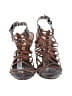 L.A.M.B. Silver Sandals Size 5 1/2 - photo 2