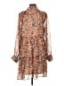 1.State Paisley Brown Casual Dress Size L - photo 2