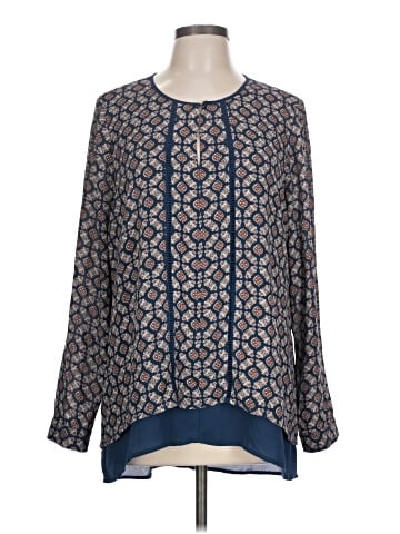 Black Rainn Long Sleeve Blouse (view 1)