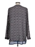 Black Rainn 100% Polyester Blue Long Sleeve Blouse Size L - photo 2