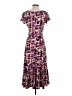 Perceptions Print Pink Casual Dress Size S - photo 2