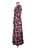 Perceptions Print Pink Casual Dress Size S - photo 5