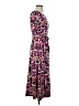 Perceptions Print Pink Casual Dress Size S - photo 4