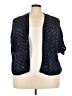 Catherines 100% Cotton Blue Cardigan Size 4X - photo 1