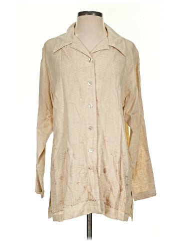 Democracy 3/4 Sleeve Button-Down Shirt (view 1)