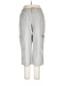 Caribbean Joe 100% Cotton Gray Cargo Pants Size 10 - photo 1