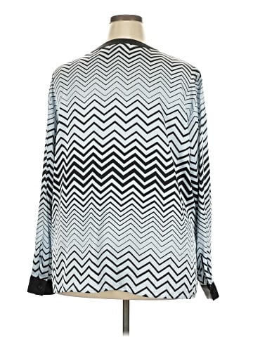 Jones New York Collection Long Sleeve Blouse (view 2)