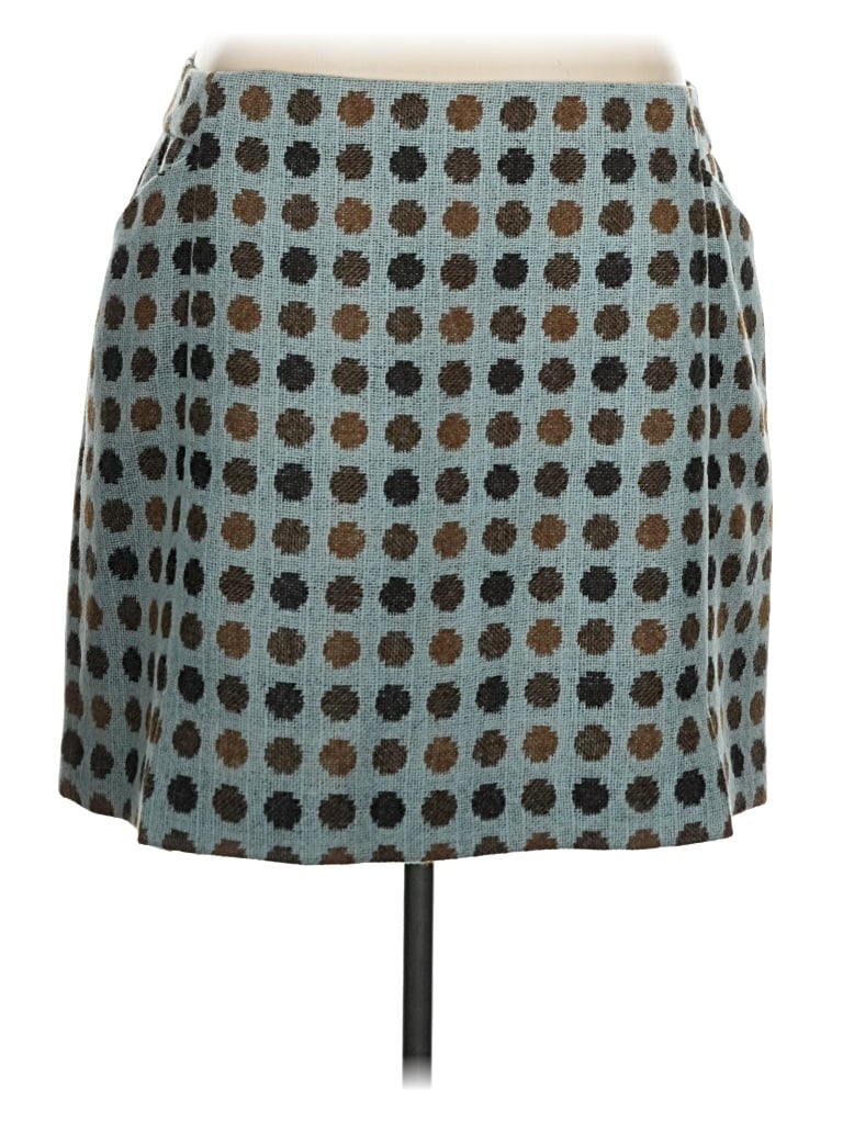 Pre-owned Boden Wool Skirt In Teal