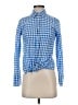 J.Crew Blue Long Sleeve Polo Size 4 (petite) - photo 1