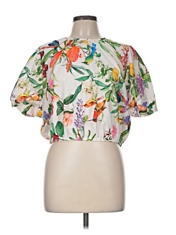 Calypso St. Barth Short Sleeve Blouse (view 1)