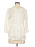 Blair 100% Cotton Ivory Raincoat Size M - photo 1
