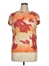 White Stag Orange Short Sleeve Blouse Size XL - photo 1