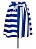 Eien U.S.A. 100% Polyester Stripes Blue Casual Skirt Size 3X - photo 1