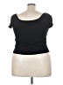 Lovesick Black Short Sleeve Top Size 3X (3) - photo 2