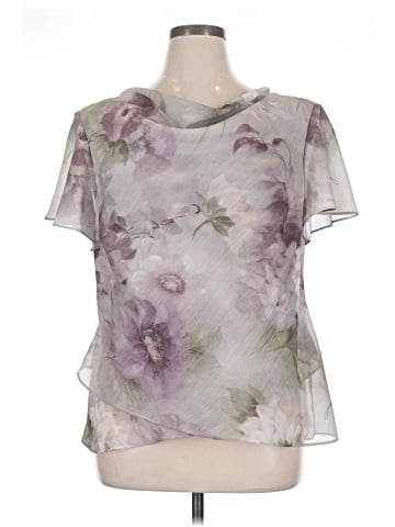 S.L. Fashions Short Sleeve Blouse (view 1)