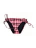 Ella Moss Plaid Pink Swimsuit Bottoms Size S - photo 1