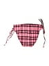 Ella Moss Plaid Pink Swimsuit Bottoms Size S - photo 2