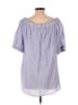 MICHAEL Michael Kors Gray Short Sleeve Blouse Size L - photo 2