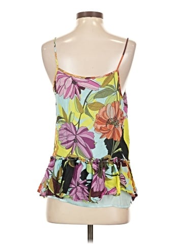 Trina Turk Sleeveless Silk Top (view 2)