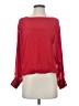 Iz Byer 100% Polyester Red Long Sleeve Blouse Size XS - photo 1