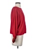 Iz Byer 100% Polyester Red Long Sleeve Blouse Size XS - photo 4
