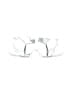 Liliana Metallic Silver White Flip Flops Size 8 - photo 2