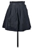 Bebe Solid Black Casual Skirt Size 4 - photo 2