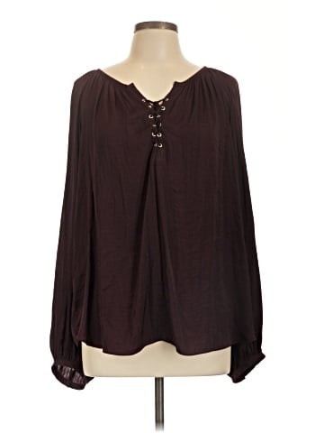 JLo by Jennifer Lopez Long Sleeve Blouse (view 1)
