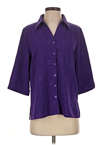 BonWorth 3/4 Sleeve Button-Down Shirt (view 1)