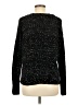 Mudd 100% Polyester Metallic Black Pullover Sweater Size M - photo 2