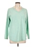 Made for Life 100% Polyester Green Pullover Sweater Size L - photo 1
