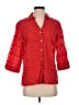 White Stag Red 3/4 Sleeve Button-Down Shirt Size S - photo 1