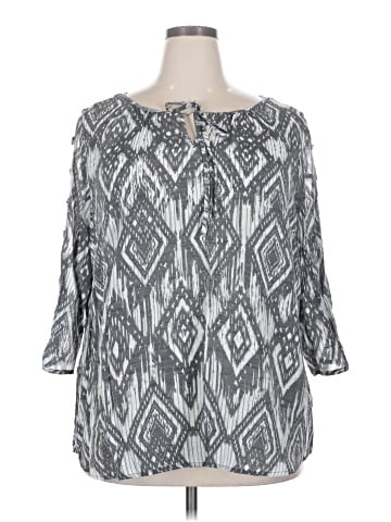 Fred David 3/4 Sleeve Blouse (view 1)
