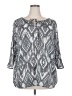 Fred David Gray 3/4 Sleeve Blouse Size 2X - photo 1