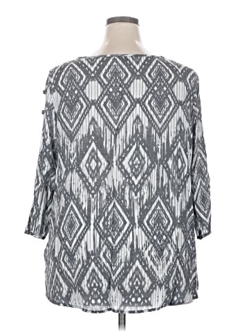 Fred David 3/4 Sleeve Blouse (view 2)