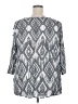 Fred David Gray 3/4 Sleeve Blouse Size 2X - photo 2